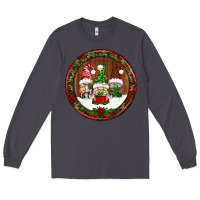 Smoke christmas gnomies christmas ornament Long Sleeve Tee - BundleAndBundleShop