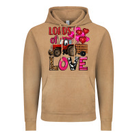Vintage Camel valentine's day loads of love tractor with pin heart balloons Vintage Hoodie - RanaPortraitStore