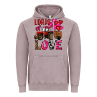 Vintage Zinc valentine's day loads of love tractor with pin heart balloons Vintage Hoodie - RanaPortraitStore