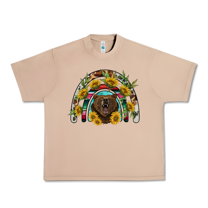 Bear Rainbow Urban Heavy Tee by BarkalooDesign | Teevron