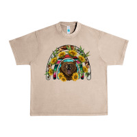 French Oak bear rainbow Urban Heavy Tee - BarkalooDesign