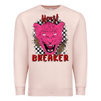 Pale Pink heartbreaker Premium Sweatshirt - MaliasSmallBusiness