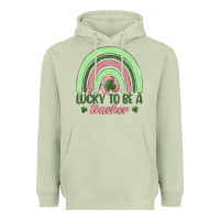Matcha lucky to be a teacher Heavyweight Hoodie - MaliasSmallBusiness
