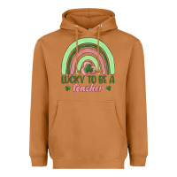 Meerkat lucky to be a teacher Heavyweight Hoodie - MaliasSmallBusiness
