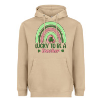 Mushroom lucky to be a teacher Heavyweight Hoodie - MaliasSmallBusiness