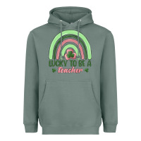 Sage lucky to be a teacher Heavyweight Hoodie - MaliasSmallBusiness