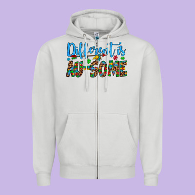 Different Is Au Some Zipper Hoodie Designed By Artiststas