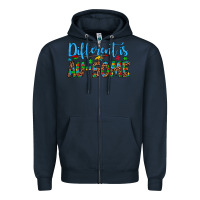 Navy different is au some Zipper Hoodie - Artiststas