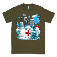 Army Green Winter Nurse life Classic Tee - AdoDesignShop