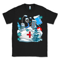Black Winter Nurse life Classic Tee - AdoDesignShop