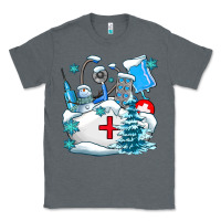 Charcoal Heather Winter Nurse life Classic Tee - AdoDesignShop