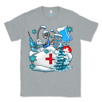 Heather Grey Winter Nurse life Classic Tee - AdoDesignShop