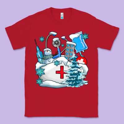 Winter Nurse Life Classic Tee Designed By Adodesignshop