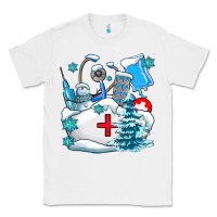 White Winter Nurse life Classic Tee - AdoDesignShop