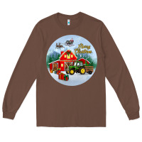 Chestnut merry christmas small town christmas ornament Long Sleeve Tee - BundleAndBundleShop