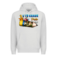 Dove Grey 6 th grade dude Premium Hoodie - BundleAndBundleShop