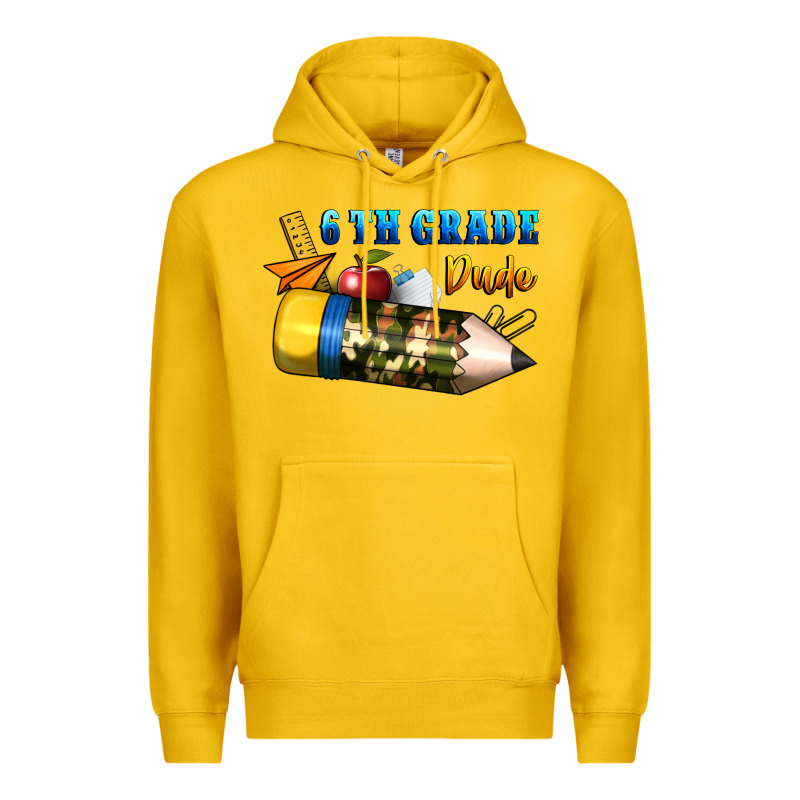 6 Th Grade Dude Premium Hoodie by BundleAndBundleShop | Teevron