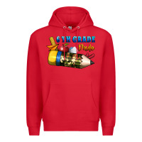 Red 6 th grade dude Premium Hoodie - BundleAndBundleShop