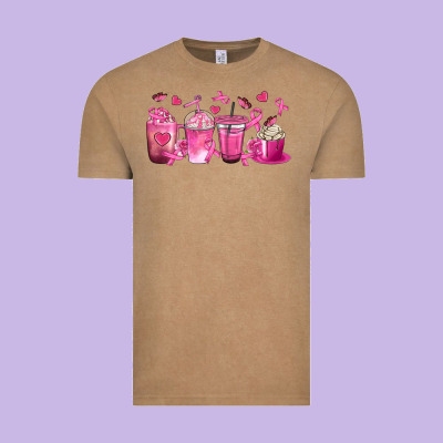 Breast Cancer Coffee Cups Vintage Tee Designed By Texasbilliewilder