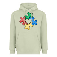 Matcha autism puzzle Heavyweight Hoodie - MaliasSmallBusiness