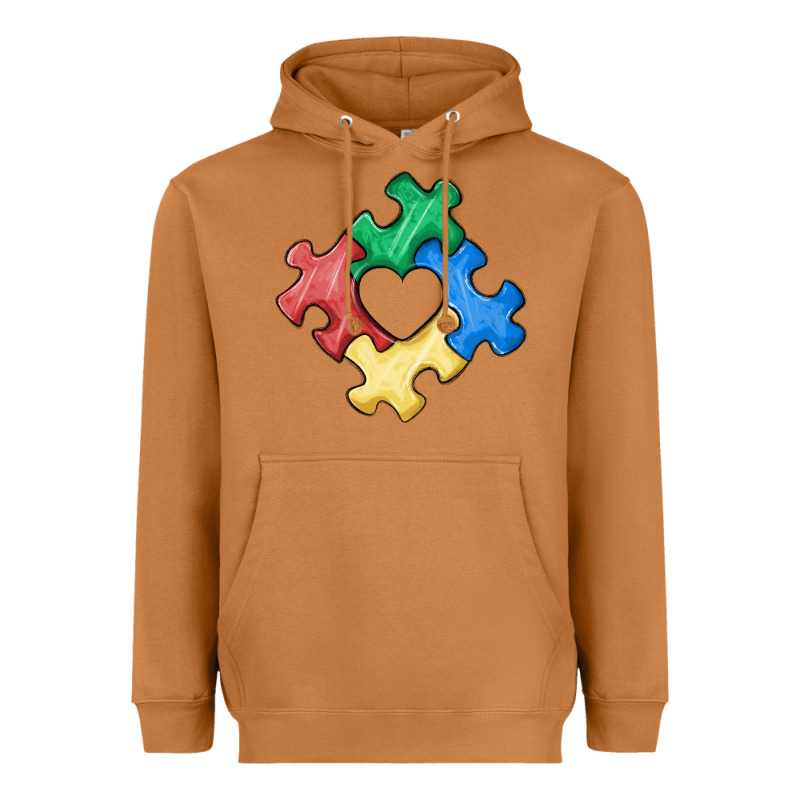 Autism Puzzle Heavyweight Hoodie by MaliasSmallBusiness | Teevron