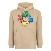 Mushroom autism puzzle Heavyweight Hoodie - MaliasSmallBusiness