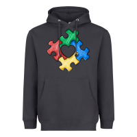 Smoke autism puzzle Heavyweight Hoodie - MaliasSmallBusiness