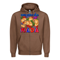 Chestnut empanada or nada Zipper Hoodie - AdoDesignShop