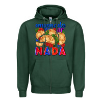 Sports Green empanada or nada Zipper Hoodie - AdoDesignShop