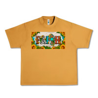 Peanut Butter faith cross and sunflower license plate Urban Heavy Tee - HRA Design Shop