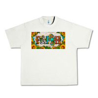Pistachio faith cross and sunflower license plate Urban Heavy Tee - HRA Design Shop