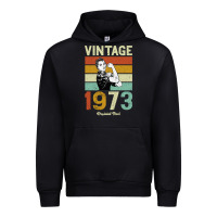Black Vintage 1973 Orginial Parts Urban Hoodie - Bettercallsaul