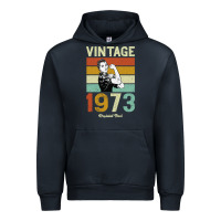 Navy Vintage 1973 Orginial Parts Urban Hoodie - Bettercallsaul