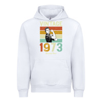 White Vintage 1973 Orginial Parts Urban Hoodie - Bettercallsaul