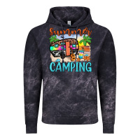 Cloud Black summer camping Vintage Hoodie - JahusDesignShop