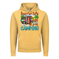 Vintage Mustard summer camping Vintage Hoodie - JahusDesignShop