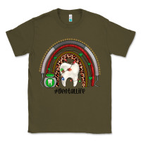 Army Green Christmas dental life rainbow Classic Tee - JahusDesignShop