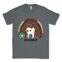 Charcoal Heather Christmas dental life rainbow Classic Tee - JahusDesignShop