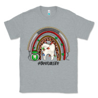Heather Grey Christmas dental life rainbow Classic Tee - JahusDesignShop