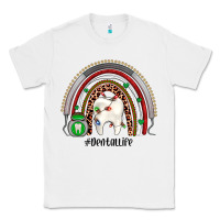 White Christmas dental life rainbow Classic Tee - JahusDesignShop