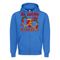 True Royal el amor se comparte with churros Zipper Hoodie - AdoDesignShop