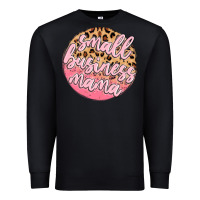 Black small business mama Premium Sweatshirt - MaliasSmallBusiness