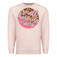 Pale Pink small business mama Premium Sweatshirt - MaliasSmallBusiness