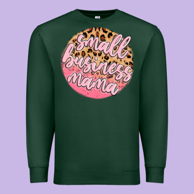 Small Business Mama Premium Sweatshirt Designed By Maliassmallbusiness