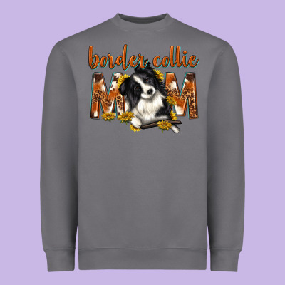 Western Border Collie Mom Heavyweight Sweatshirt Designed By Texasbilliewilder