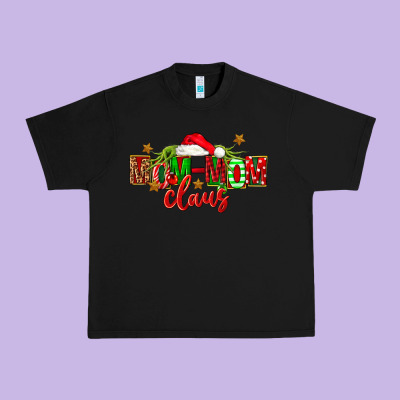Christmas Mom Mom Claus Urban Heavy Tee Designed By Fadigitalartstudio