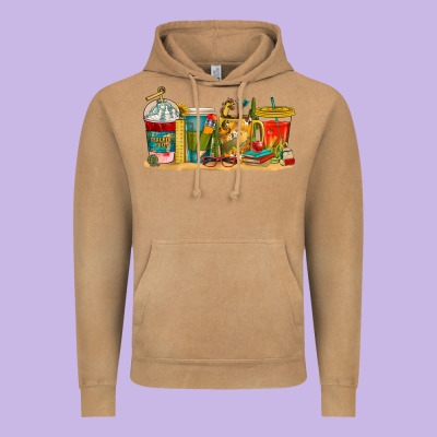 Vintage Hoodie teacher fuel coffee cups