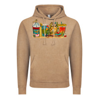 Vintage Coffee teacher fuel coffee cups Vintage Hoodie - texasbilliewilder