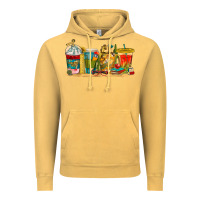 Vintage Mustard teacher fuel coffee cups Vintage Hoodie - texasbilliewilder