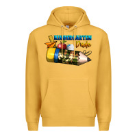 Mustard kindergarten dude Premium Hoodie - BundleAndBundleShop